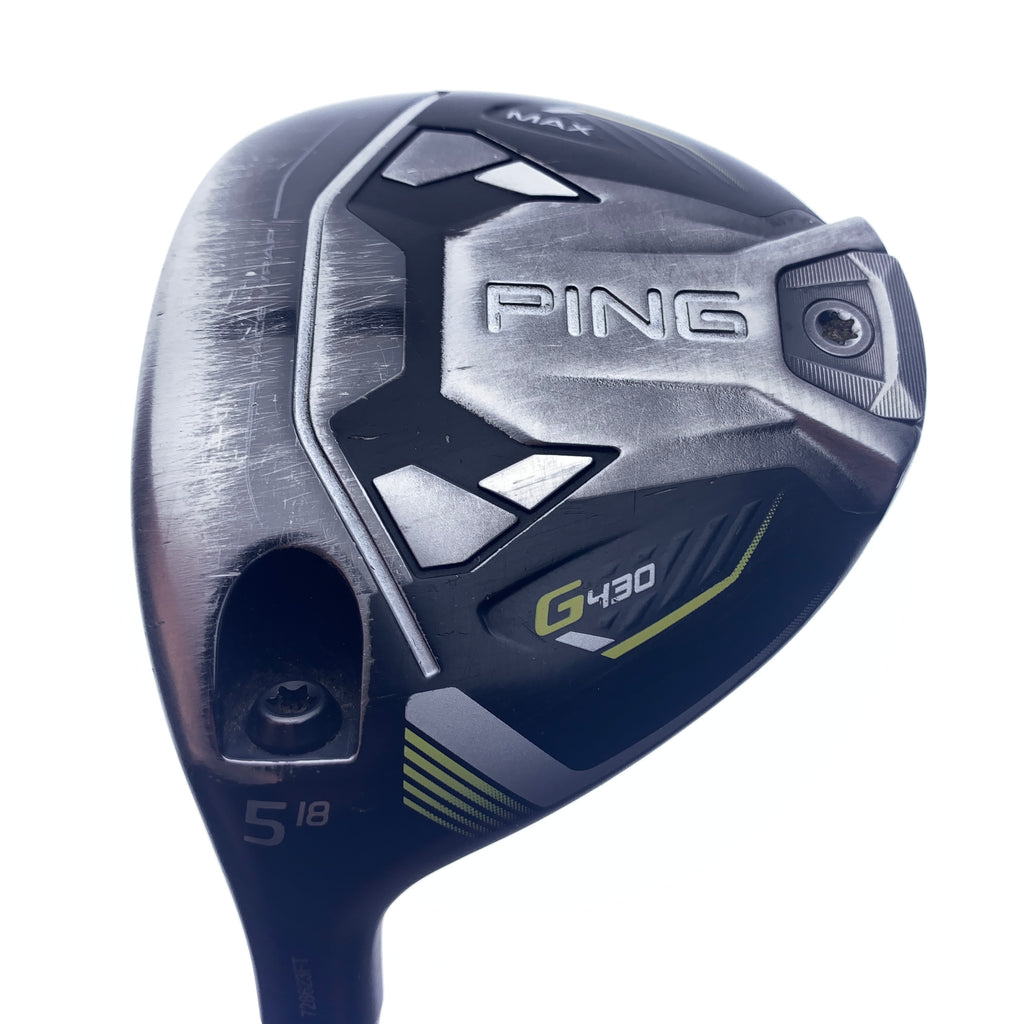 Used Ping G430 Max 5 Fairway Wood / 18 Degrees / Stiff Flex / Left-Handed