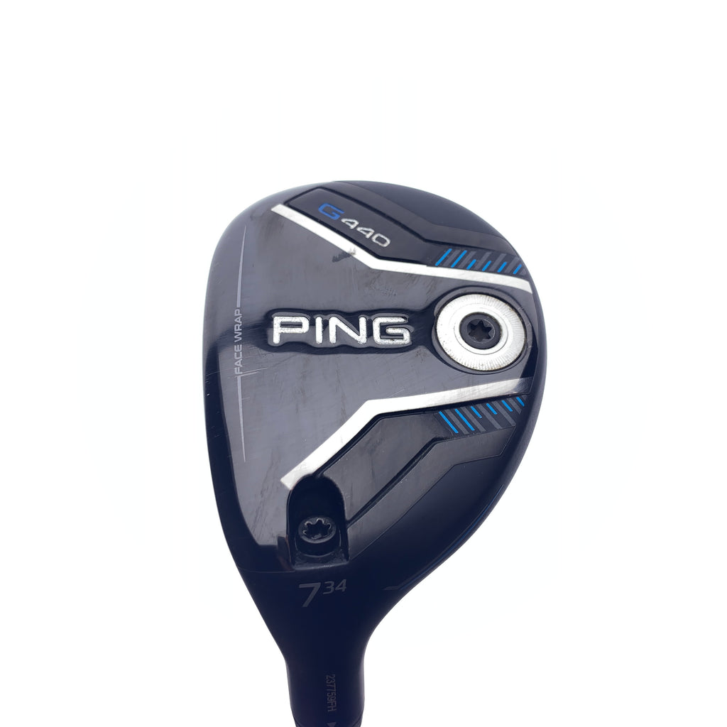 Used Ping G440 7 Hybrid / 34 Degrees / Soft Regular Flex / Left-Handed