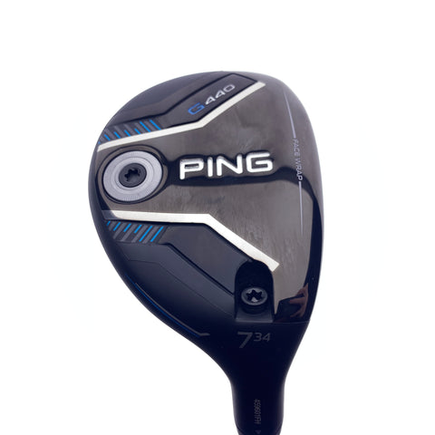 Used Ping G440 7 Hybrid / 34 Degrees / Soft Regular Flex