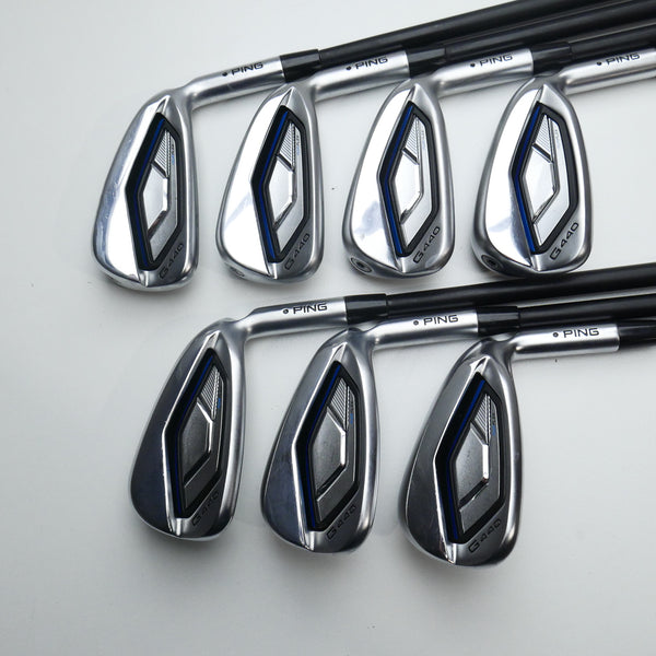 Used Ping G440 Iron Set / 5 - PW + UW / Stiff Flex