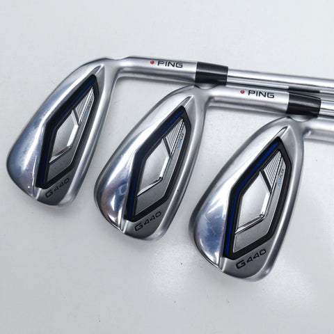 Used Ping G440 Iron Set / 7 - PW + UW + 52 / Regular Flex