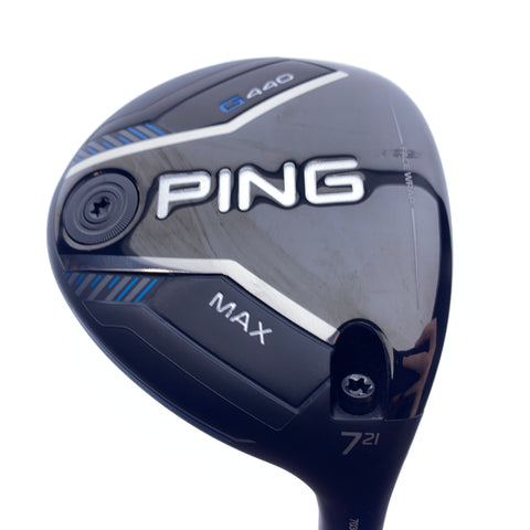 Used Ping G440 Max 7 Fairway Wood / 21.0 Degrees / Stiff Flex