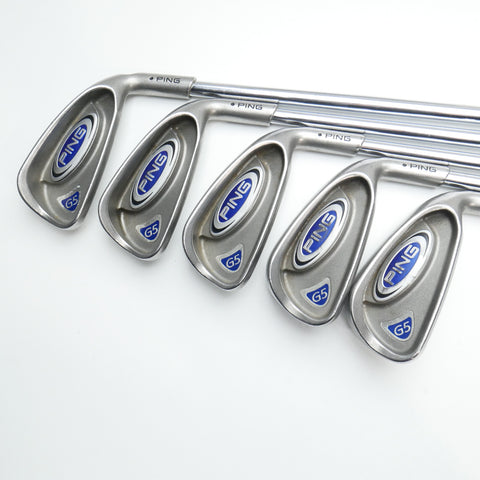 Used Ping G5 Iron Set / 3 - SW / Regular Flex