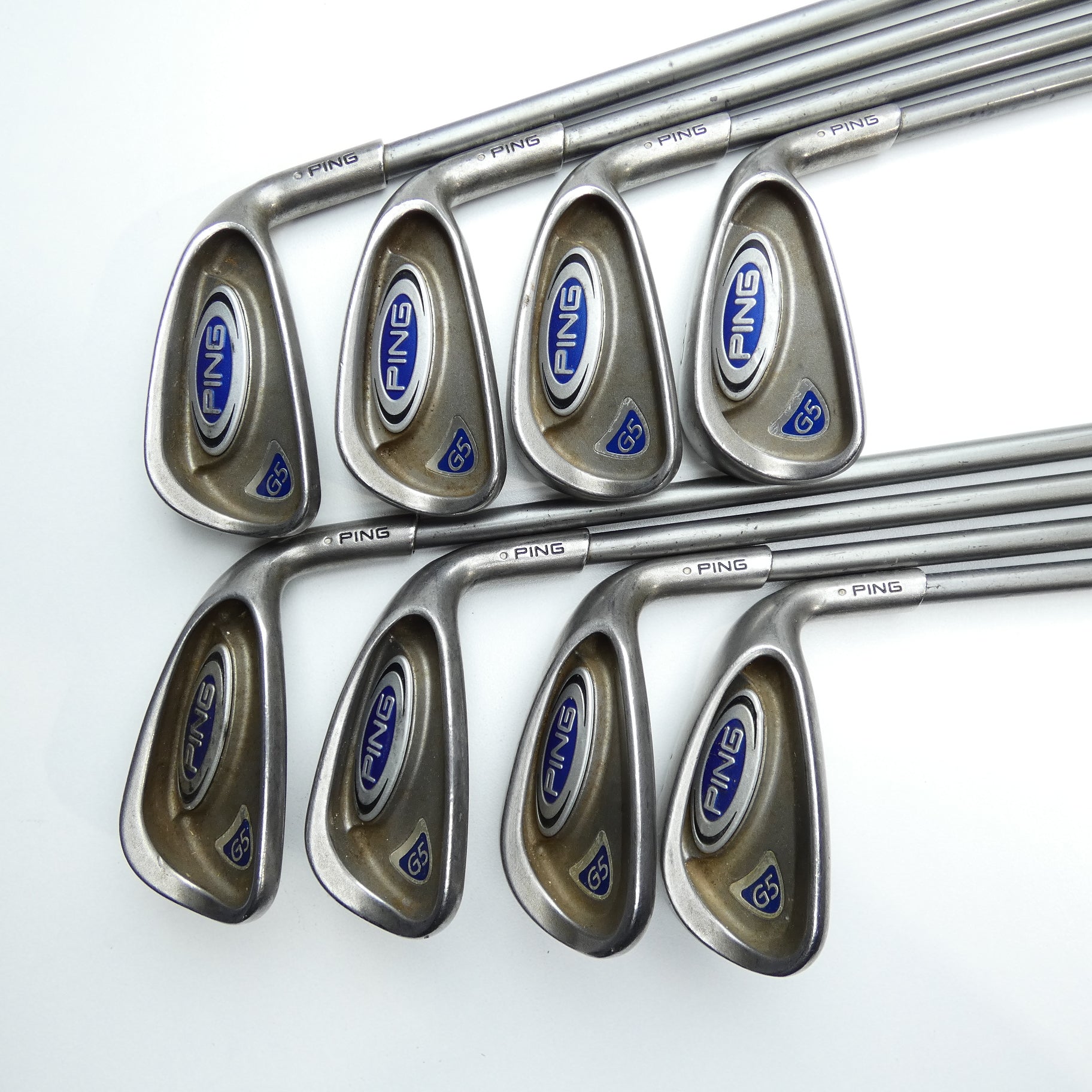 Used Ping G5 Iron Set / 5 - SW + LW / Regular Flex