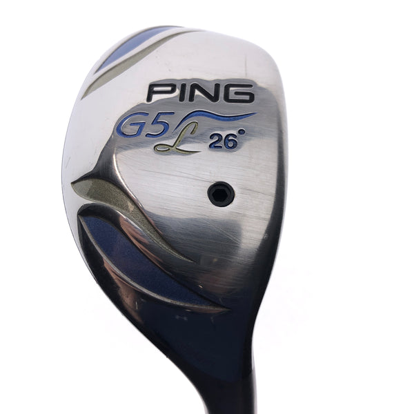 Used Ping G5 Ladies 5 Hybrid / 26 Degrees / Ladies Flex