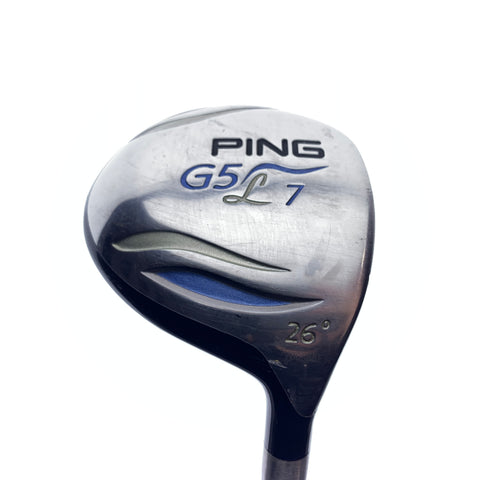 Used Ping G5 Ladies 7 Fairway Wood / 26.0 Degrees / Ladies Flex