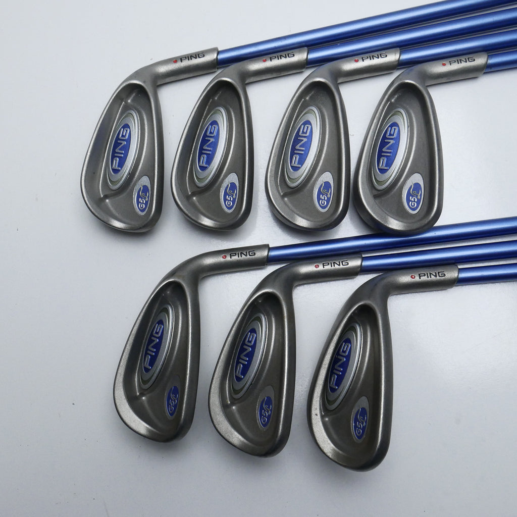 Used Ping G5 Ladies Iron Set / 5 - SW / Ladies Flex