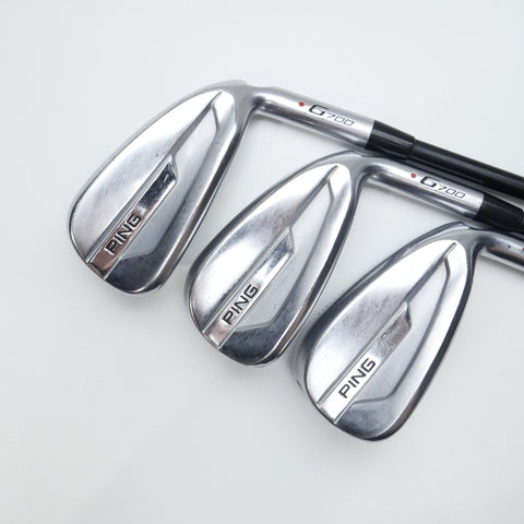 Used Ping G700 Iron Set / 7 - PW + GW / Soft Regular Flex