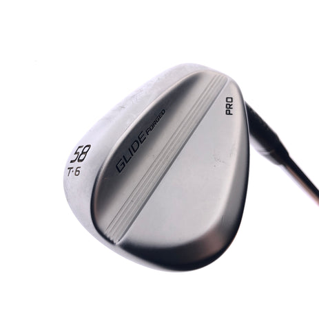 Used Ping Glide Forged Pro Lob Wedge / 58.0 Degrees / Wedge Flex