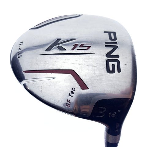 Used Ping K15 3 Fairway Wood / 16.0 Degrees / Regular Flex