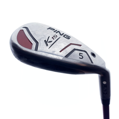 Used Ping K15 5 Hybrid / 27.0 Degrees / Soft Regular Flex
