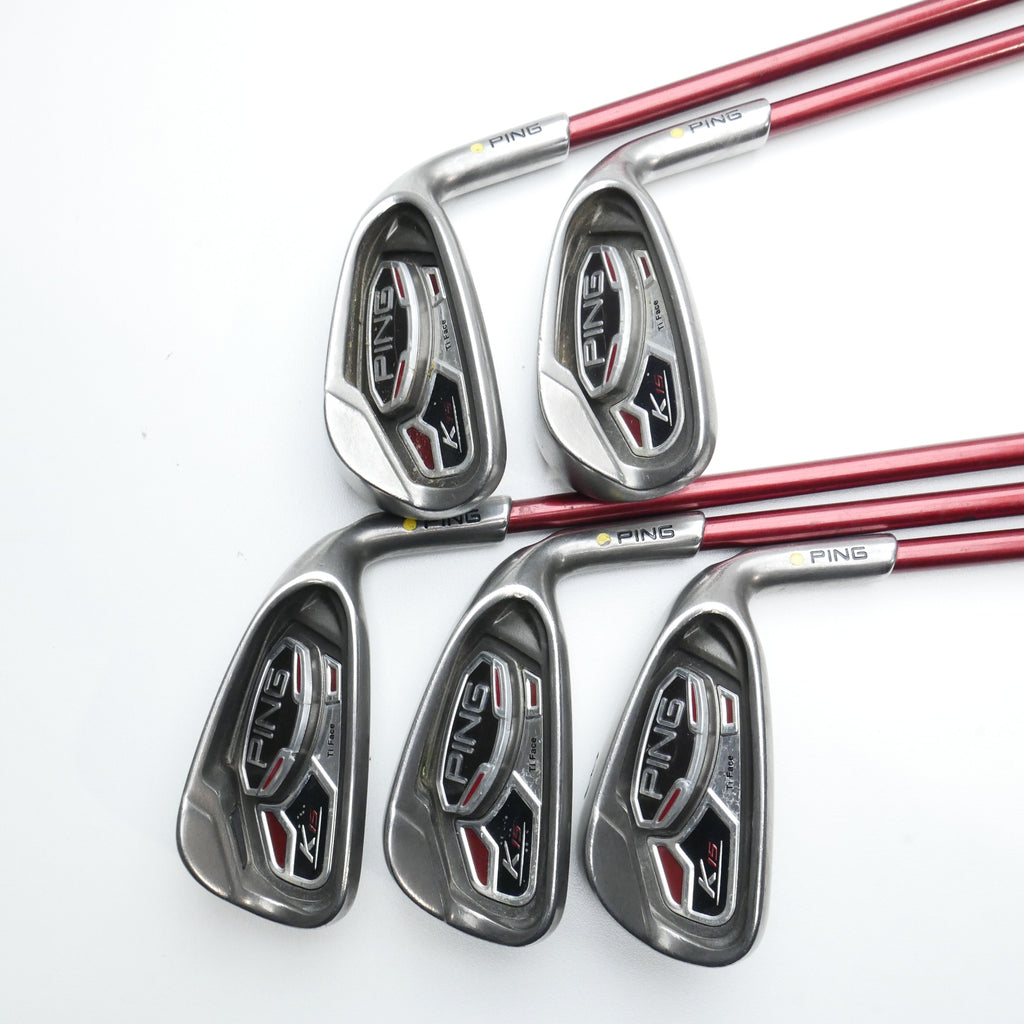 Used Ping K15 Iron Set / 6 - PW / Soft Regular Flex