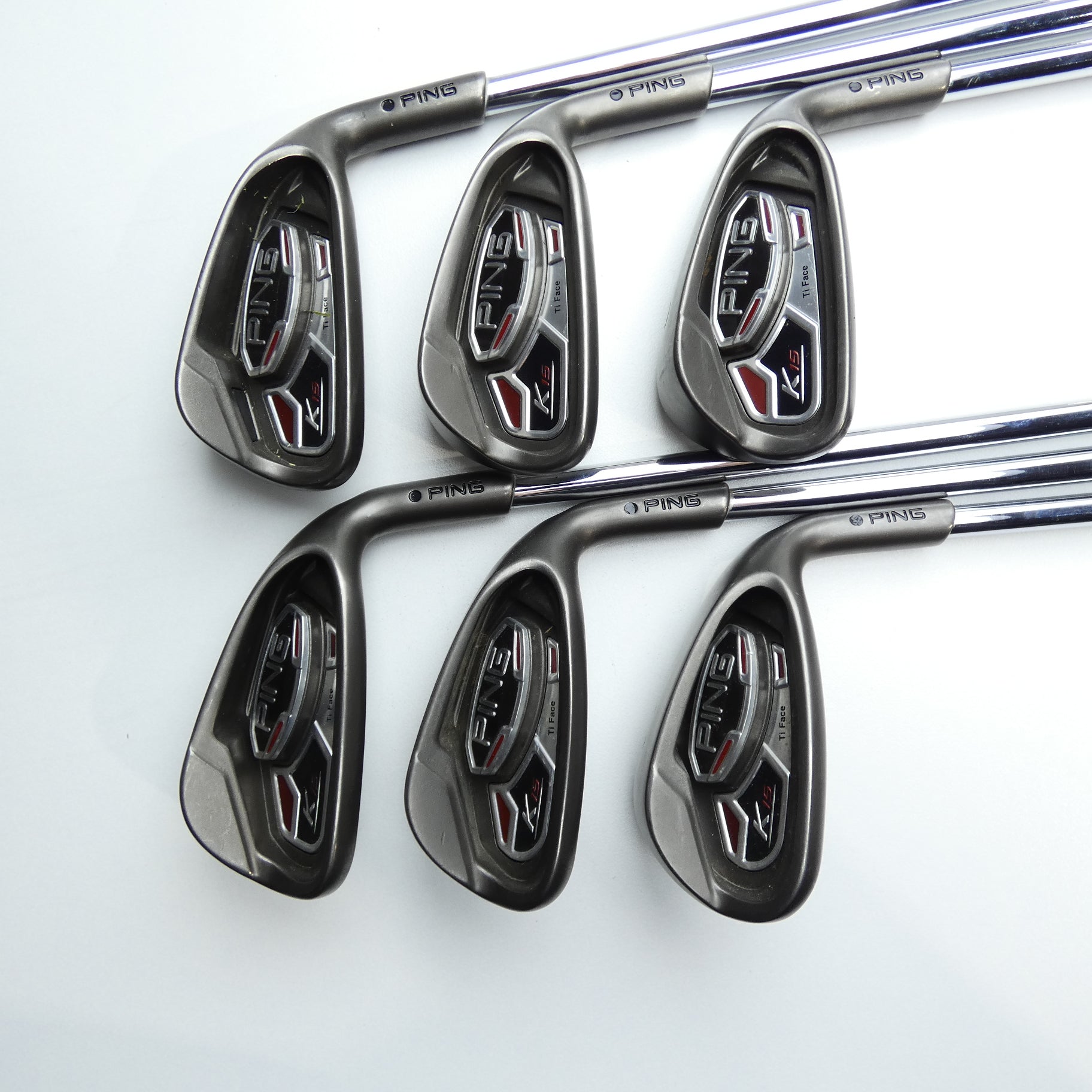 Used Ping K15 Iron Set / 6 - SW / Regular Flex