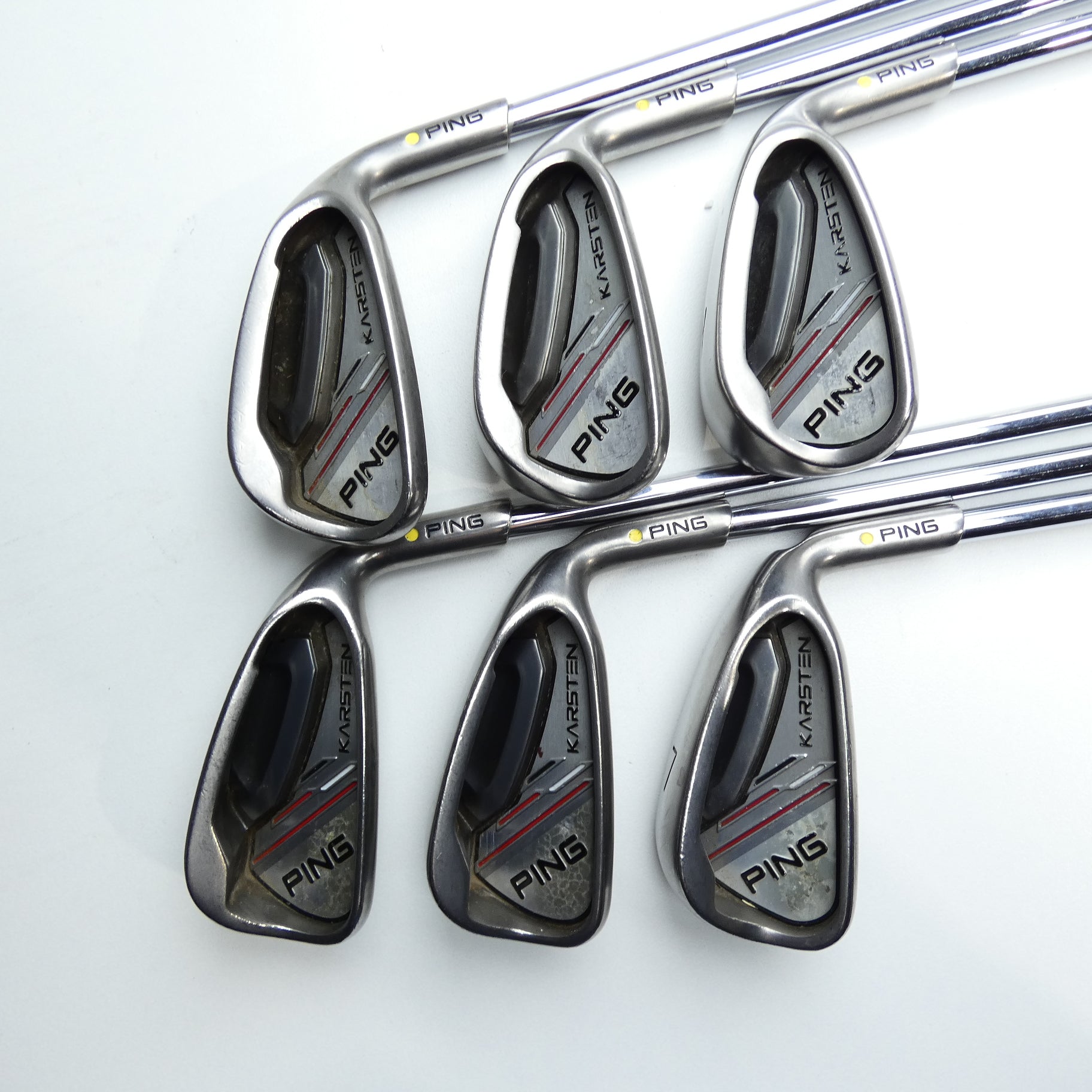 Used Ping Karsten 2014 Iron Set / 5 - PW / Regular Flex