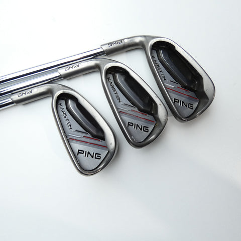 Used Ping Karsten 2014 Iron Set / 6 - SW / Regular Flex / Left-Handed