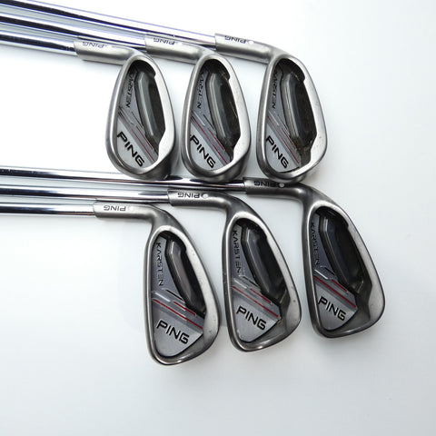 Used Ping Karsten 2014 Iron Set / 6 - SW / Regular Flex / Left-Handed