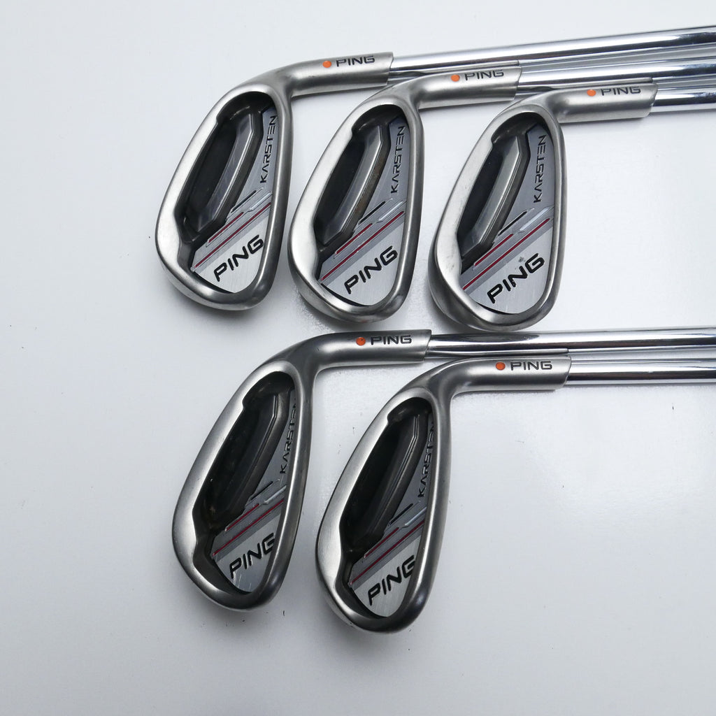 Used Ping Karsten 2014 Iron Set / 7 - SW / Regular Flex