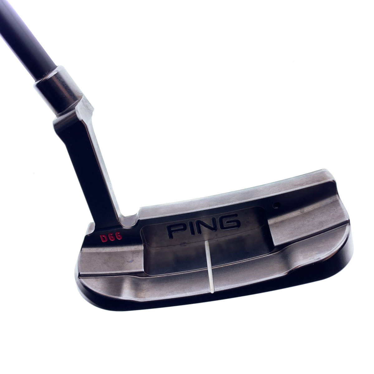 Used Ping Redwood D66 Black Satin Putter / 35.0 Inches