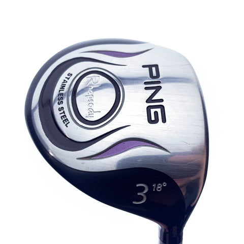 Used Ping Rhapsody 2008 3 Fairway Wood / 18.0 Degrees / Ladies Flex
