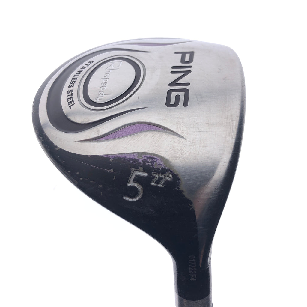 Used Ping Rhapsody 2008 5 Fairway Wood / 22 Degrees / Ladies Flex