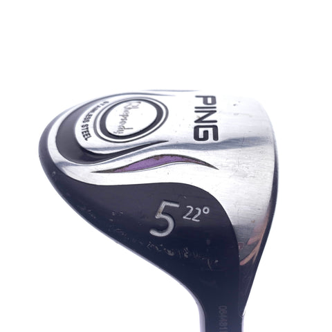 Used Ping Rhapsody 2008 5 Fairway Wood / 22 Degrees / Ladies Flex