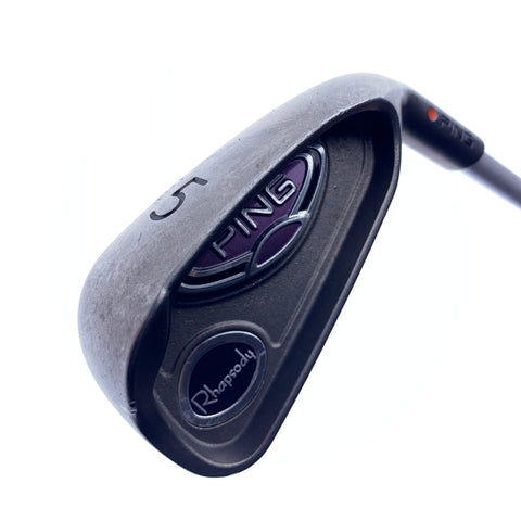 Used Ping Rhapsody 2008 5 Iron / Ladies Flex