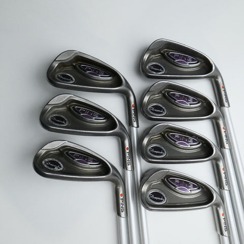 Used Ping Rhapsody 2008 Iron Set / 5 - SW / Ladies Flex