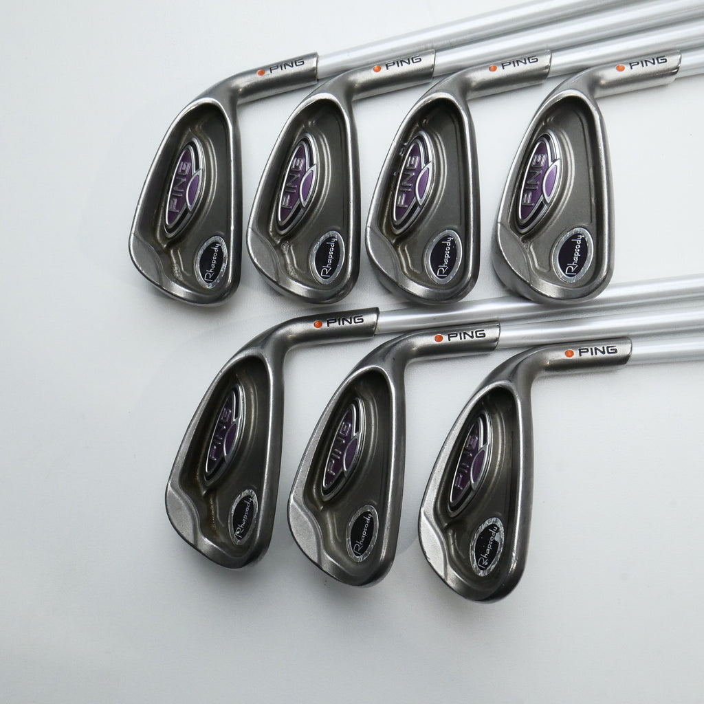 Used Ping Rhapsody 2008 Iron Set / 5 - SW / Ladies Flex