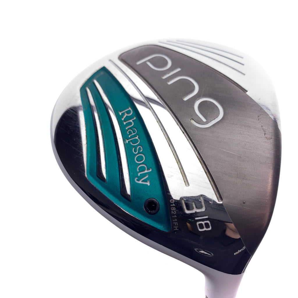 Used Ping Rhapsody 2015 3 Fairway Wood / 18 Degrees / Ladies Flex