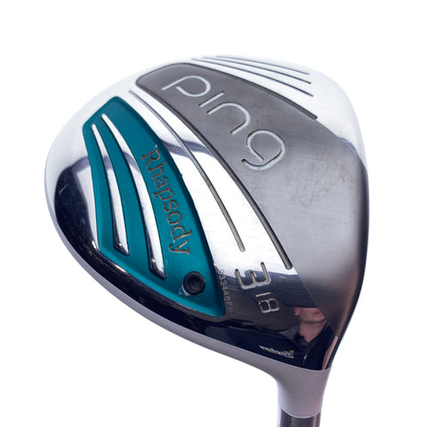 Used Ping Rhapsody 2015 3 Fairway Wood / 18 Degrees / Ladies Flex