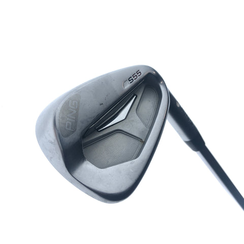 Used Ping S55 8 Iron / 37.0 Degrees / X-Stiff Flex