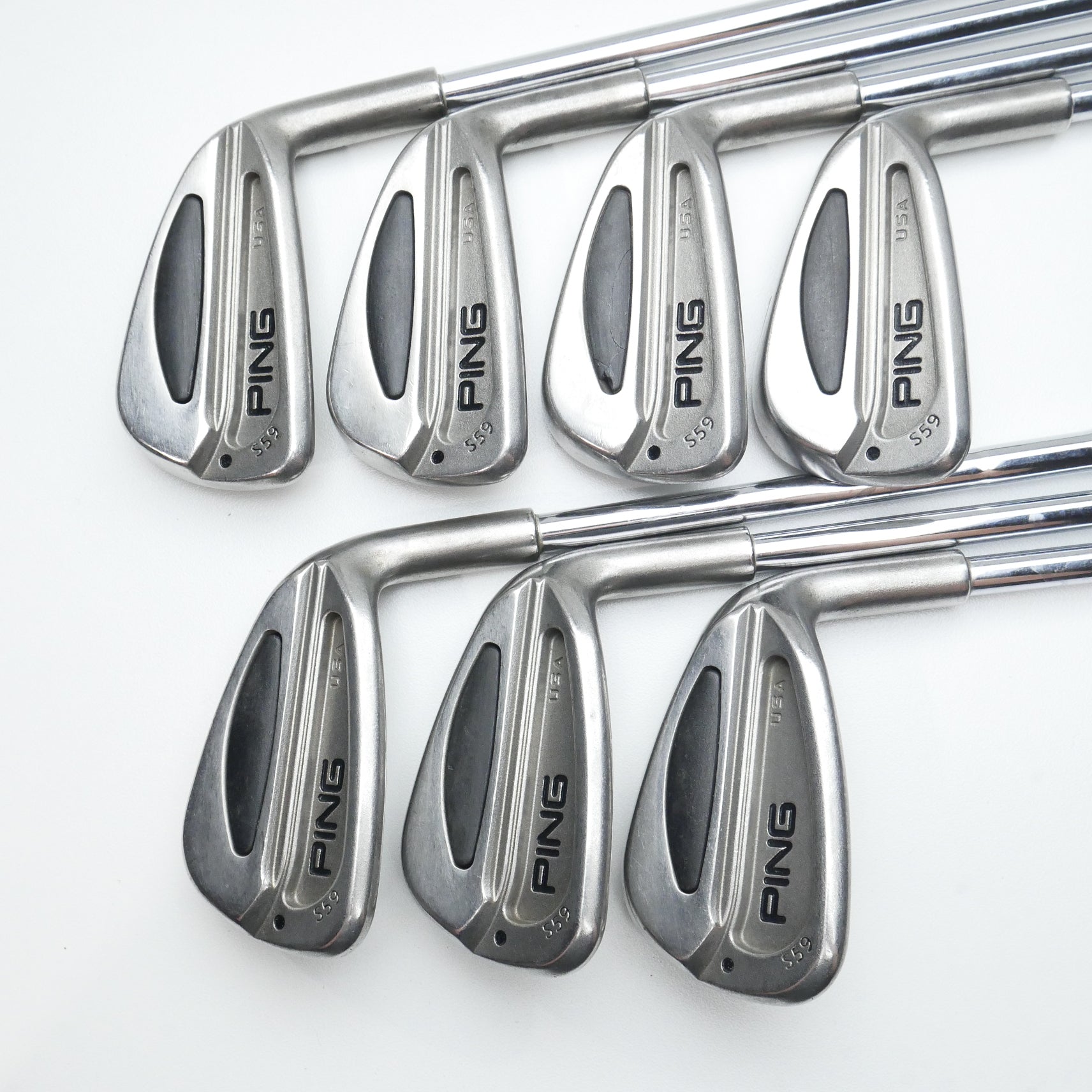 Used Ping S59 Iron Set / 4 - PW / Regular Flex