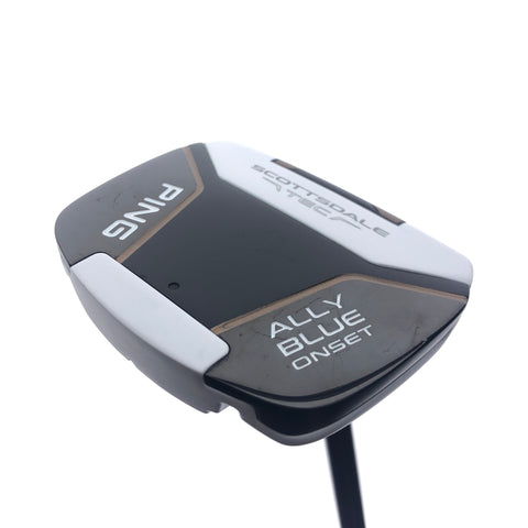 Used Ping Scottsdale Tec Ally Blue Onset Putter / 34.00 Inches