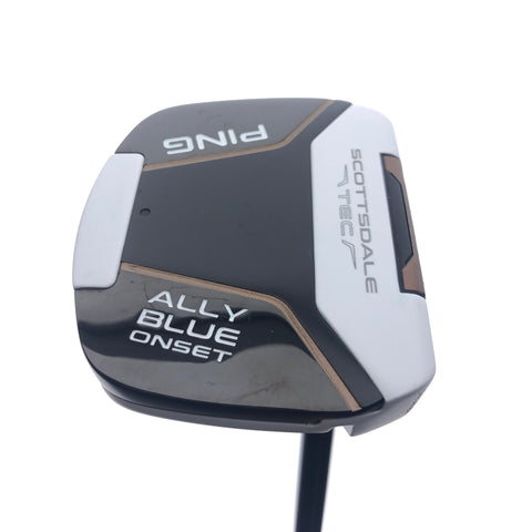 Used Ping Scottsdale Tec Ally Blue Onset Putter / 34.00 Inches