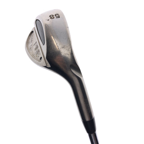 Used Ping Tour Brushed Steel Lob Wedge / 58.0 Degrees / Wedge Flex