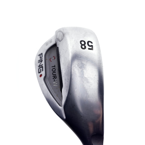 Used Ping Tour-W Brushed Silver Lob Wedge / 58.0 Degrees