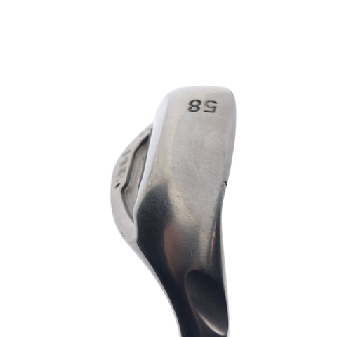 Used Ping Tour-W Brushed Silver Lob Wedge / 58.0 Degrees / Regular Flex