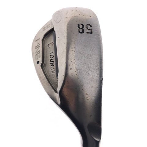 Used Ping Tour-W Brushed Silver Lob Wedge / 58.0 Degrees / Wedge Flex