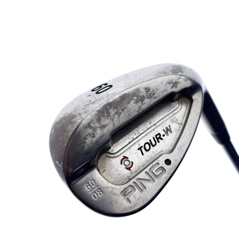 Used Ping Tour-W Brushed Silver Lob Wedge / 60.0 Degrees / Stiff Flex