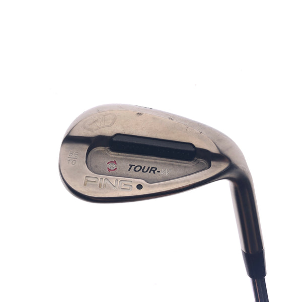 Used Ping Tour-W Brushed Silver Sand Wedge / 56.0 Degrees / Regular Flex
