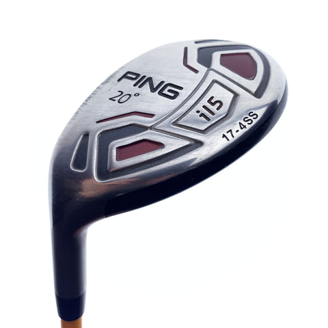 Used Ping i15 3 Hybrid / 20.0 Degrees / Stiff Flex / Left-Handed