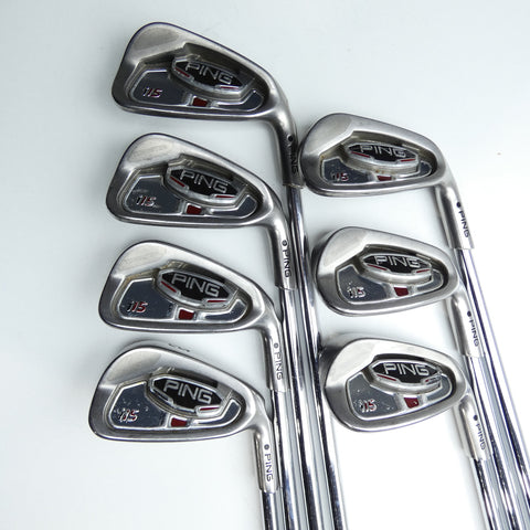 Used Ping i15 Iron Set / 5 - PW + GW / Stiff Flex