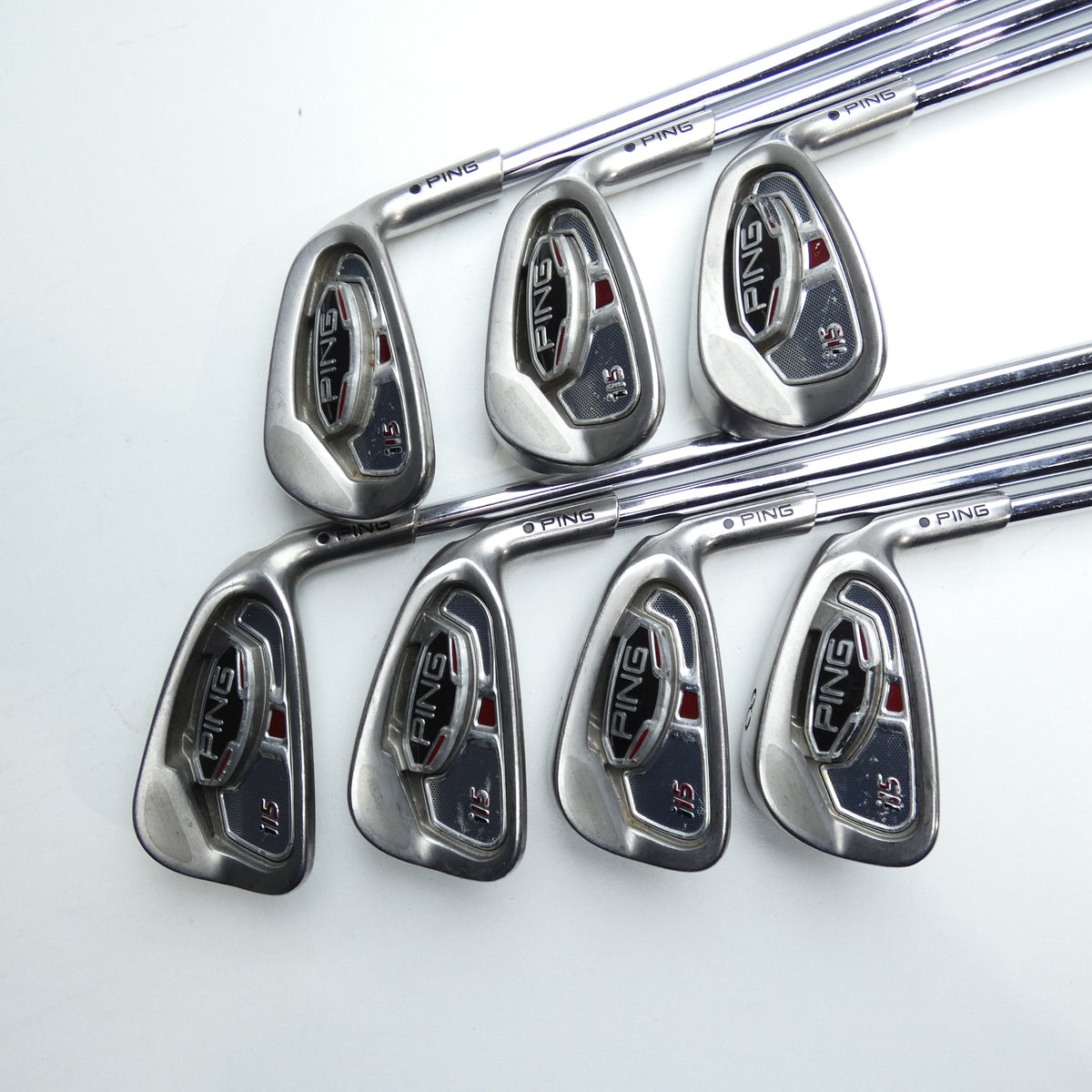 Used Ping i15 Iron Set / 5 - PW + GW / Stiff Flex