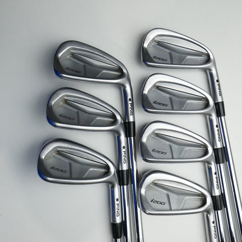 Used Ping i200 Iron Set / 4 - PW / Stiff Flex