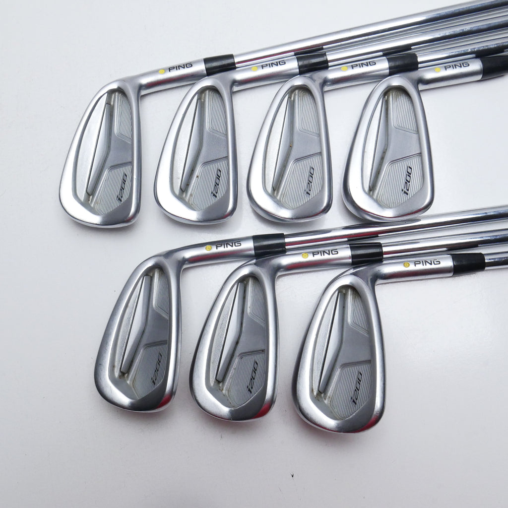 Used Ping i200 Iron Set / 4 - PW / Stiff Flex