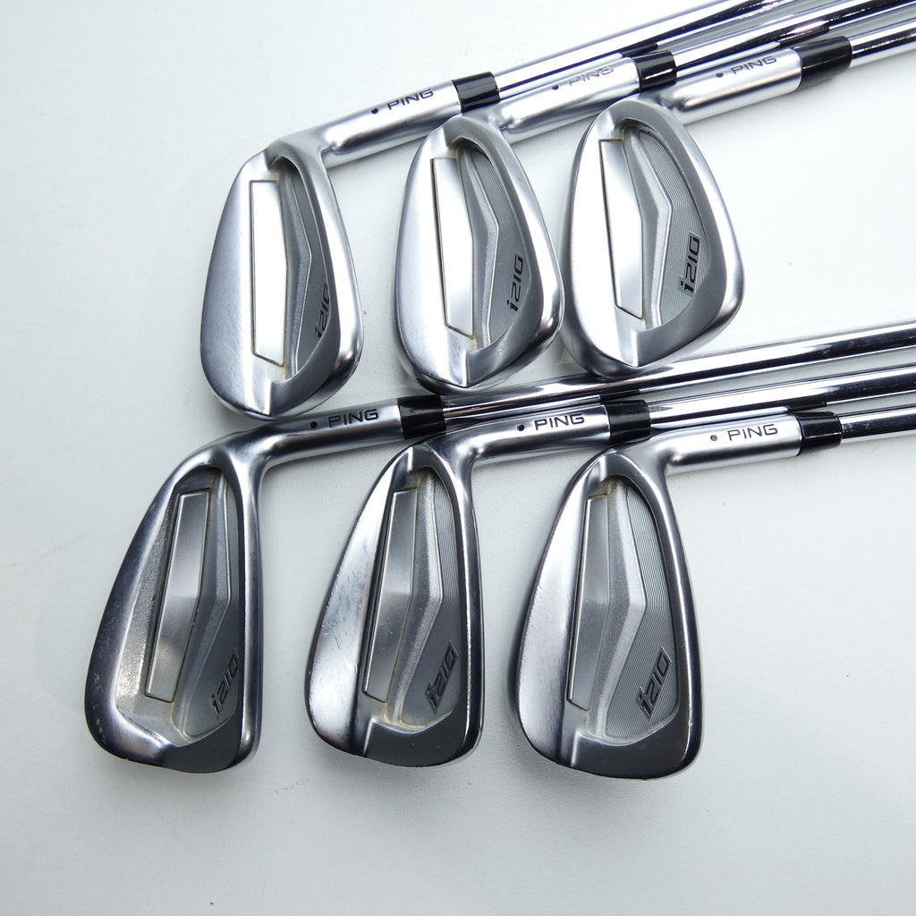 Used Ping i210 Iron Set / 6 - PW + UW / Regular Flex