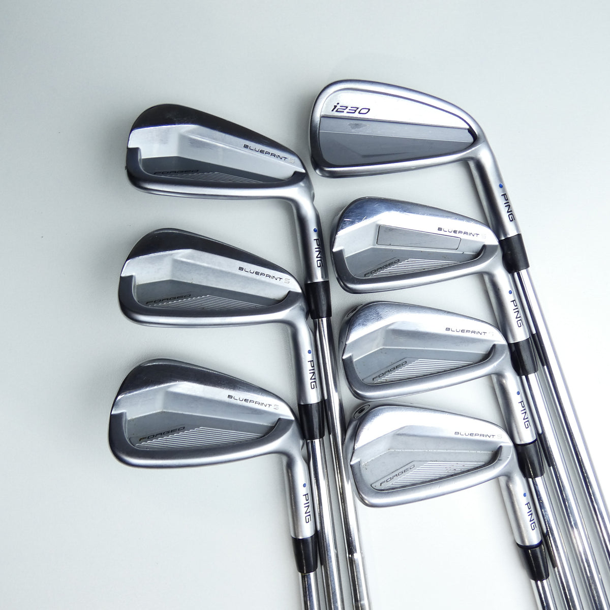 Used Ping i230 & Blueprint S Comb Iron Set / 4 - PW / X-Stiff Flex