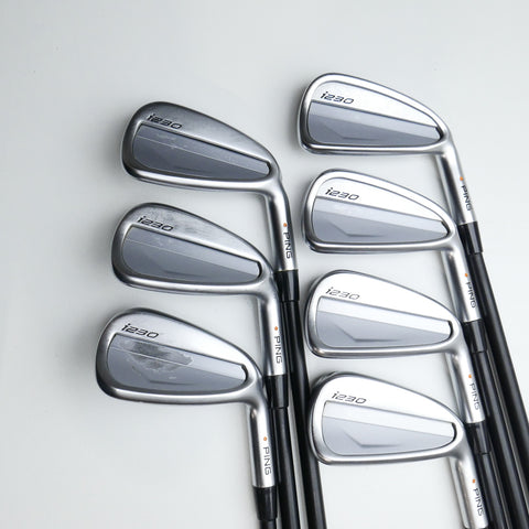 Used Ping i230 Iron Set / 4 - PW / Stiff Flex