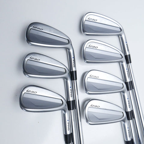 Used Ping i230 Iron Set / 4 - PW / Stiff Flex