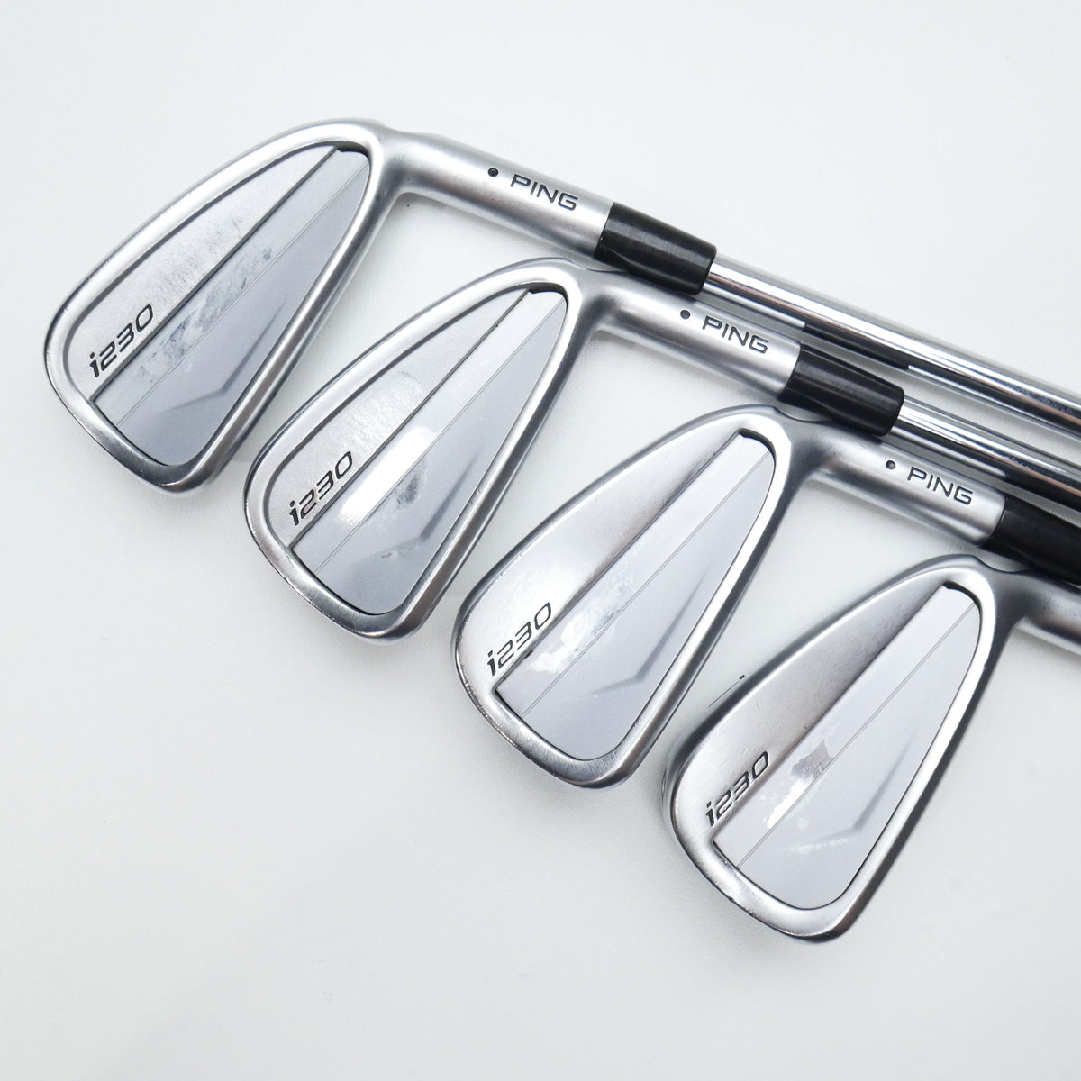 Used Ping i230 Iron Set / 4 - PW / Stiff Flex